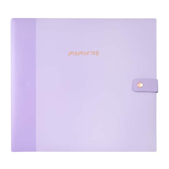 12" x 12" Purple Memories Scrapbook Album by Recollections™